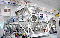Columbus in KSC's SSPF