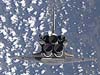 Space Shuttle Discovery as it approaches the ISS